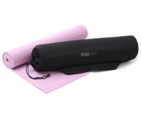 Yoga-Set Starter Edition (Yogamatte + Yogatasche) schwarz, rosa