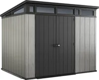 Plastový zahradní domek KETER Artisan 9x7 Duotech™ 279 x 216 cm šedý