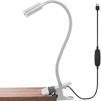 Leselampe LED Klemmleuchte USB Dimmbar Bettlampe Schreibtischleuchte Mit Clip On 