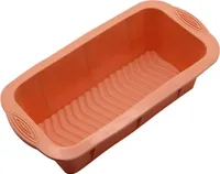 Silikon Backform Kastenform Kuchenform Tortenform Brotform Kuchen Silikon Orange
