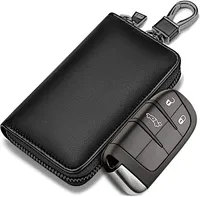 Schlüsseltasche Leder RFID braun MIKA 42227 - Geldbörsen & Reisezubehör