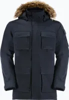 Jack Wolfskin Glacier Canyon Parka Blau,Schwarz M Mann Blau,Schwarz M