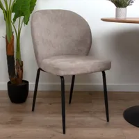 Milton & Oldbrook Esszimmerstuhl Arvika Taupe