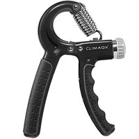 Climaqx Unterarmtrainer Verstellbarerer Widerstand [10-60 KG] onesize schwarz