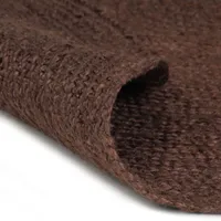 vidaXL Koberec Ručne vyrábaný jutový okrúhly 120 cm hnedý