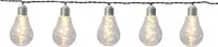 LED-Solarkette 'Glow', 10x 5 LED, klar, Kunststoff