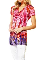 APART Shirt m. Steinen, pink-rot-lila Shirts und Tops Größe: 34