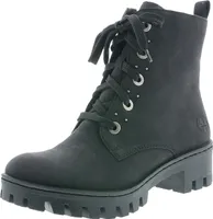 Rieker Damen 75700-01 Schnürboots Warmfutter Stiefeletten, Größe:39 EU, Farbe:Schwarz