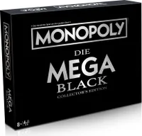 Monopoly Mega Black Edition Brettspiel Gesellschaftsspiel