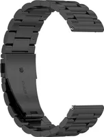 INF Řemínek na hodinky z nerezové oceli pro Huami Amazfit BIP 5 - 22 mm Černá