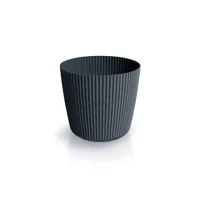 Květináč MILLA ROND antracitový 19,6 cm