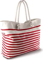 Kariban Kimood Strandtasche KI0242 natural/red one size