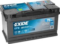 Exide EL752 Start-Stop EFB 12V 75Ah 730A Autobatterie inkl. 7,50€ Pfand