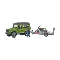 Land Rover Defender mit Anhänger