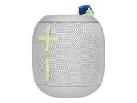 Ultimate Ears Wonderboom 3 Tragbarer Stereo-Lautsprecher Grau, Limette  ULTIMATE EARS Produktfarbe: Grau, Limette, Eingebautes Mikrofon: Nein, FM-Radio: Nein, WLAN: Nein, Gewicht: 427 g, Produkttyp: Tragbarer Stereo-Lautsprecher, Integrierter Kartenleser: Nein, Bluetooth: Ja, Übertragungstechnik: Kabellos, Akku-/Batterietyp: Integrierte Batterie, Empfohlene Nutzung: Universal, 3,5-mm-Anschluss: Nein, AUX-Eingang: Nein