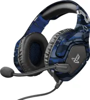 Trust Gaming Headset GXT 488 Forze - Offiziell Lizenziert für Playstation - PS4 und PS5 Headset mit Klappbarem Mikrofon und Einstellbarem Kopfbügel,3.5mm,Over-Ear Kopfhörer mit Kabel - Blau