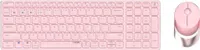 Rapoo 9750M Pink QWERTZ Kabelloses Multi-Mode-Deskset