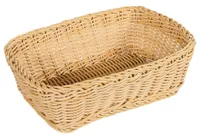 SALEEN Brotkorb Kunststoff 31,5x22x10cm beige