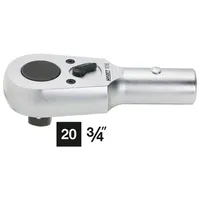 Umschalt-Knarrenkopf 1016 · Vierkant massiv 20 mm(3/4 Zoll) · l: 165 mm