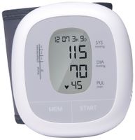 Grundig Handgelenk-Blutdruckmessgerät - Blutdruck und Herzfrequenz - LCD-Bildschirm - Inkl. Manschette - Weiß