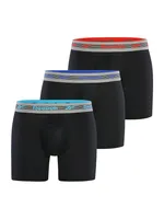 Reebok unterhose unterwäsche boxershort short HEMERY Black Aqua/Red/Blue/Grey Waistbands M (Herren)