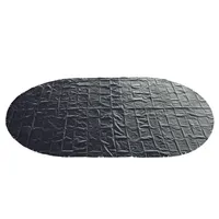 Premium 6,30 x 3,60 m Ovalbecken Poolabdeckung 200g/m² blau/schwarz