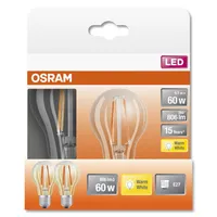 OSRAM E14 LED Lampe weiß gefrostet blendreduziertes warmweißes Licht 8W wie  60W