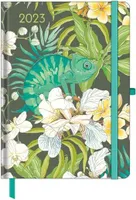 GreenLine Diary Jungle 2023 - Buchkalender - Taschenkalender - 16x22