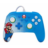 PowerA Enhanced Nintendo Switch Controller Mario verkabelt 3,5-mm-Audiobuchse