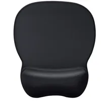 INF Ergonomická podložka pod myš s opěrkou zápěstí Černá