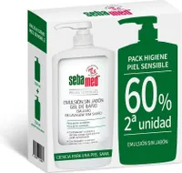 Sebamed emulzní gel do koupele bez mýdla, 2 x 750 ml