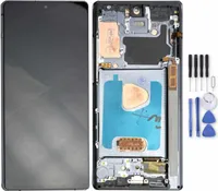 Für Samsung Galaxy Note 20 Display Full OLED LCD mit Rahmen Einheit Touch Ersatzteil Reparatur Schwarz