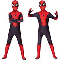 Erwachsene Kinder Spiderman Cosplay Kostüm Jumpsuit Overall Halloween Karneval