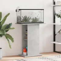 vidaXL Akvarijní stojan Concrete Grey 60,5x36x72,5 cm odvozený výrobek ze dřeva