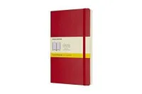 Zápisník MOLESKINE Classic Collection cca DIN A5 kostkovaný, šarlatově červený v měkké vazbě 192 stran