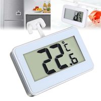 Kühlschrankthermometer, Gefrierschrank Thermometer mit Gut Lesbarem, LCD Intelligentes mit Haken