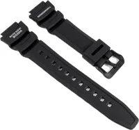 Casio Ersatzband Uhrenarmband Resin schwarz für Herrenuhr AQW-101-1AVW