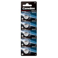 5x Knopfzelle Knopfbatterie Lithium CR1216 Camelion Blister Verpackung Batterie