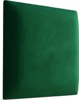 Muralo Polsterpaneel WANDKISSEN Wandpolster Bettkopfteil Wandpaneel Magic Velvet Flaschengrün 50 cm x 50 cm