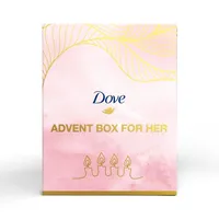 Dove Adventsbox 2022 Pflegeset für Frauen, mit 4 Dove Überraschungen für jeden Adventssonntag, das perfekte Geschenk für Sie für die Adventszeit, limitierter 4er Adventskalender