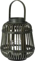 PROGARDEN Bambus-Laterne 24 x 19 cm grün KO-435000460