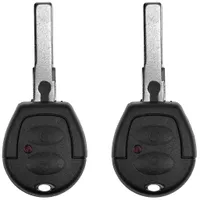 KONIKON 2 Stück Schlüsselgehäuse mit 2 Tasten + 4 x Mikrotaser Auto Repair  Reparatur Satz Gehäuse Funkschlüssel Fernbedienung Autoschlüssel passend