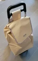 Westside Einkaufstrolley beige Einkaufsroller Einkaufswagen Trolley Roller