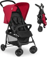Hauck Sport Kinderwagen - roter Kinderwagen mit schwenkbaren Vorderrädern
