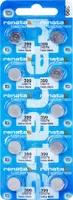 10 x RENATA Uhrenbatterie 399 für Armbanduhr Knopfzelle SR 927 V399 SR927SW AG 7 LR 926