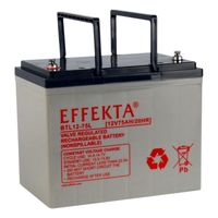 Effekta BTL 12-75LX 12V 75Ah Blei Akku / Blei-Vlies Akku AGM VRLA