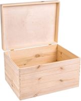 Creative Deco A4 Holz-Box mit Deckel2 GrößenDokumente Aufbewahrungsbox