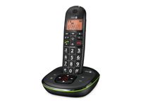 Doro Phone EASY 105W Strahlungsarmes Schnurlostelefon mit Anrufbeantworter, Rufnummernanzeige, 10h Sprechzeit, 4 Tage Standby, Freisprechfunktion, DECT