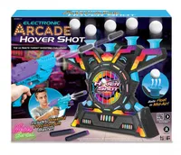 Electronic Arcade Hover Shot NEON - elektronische Zielspiel schwebende Zielscheiben, Action-und Reflexspiel für Kinder u