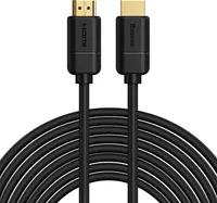 Baseus kabel przewód HDMI 2.0 4K 30 Hz 3D HDR 18 Gbps 8 m czarny (CAKGQ-E01)